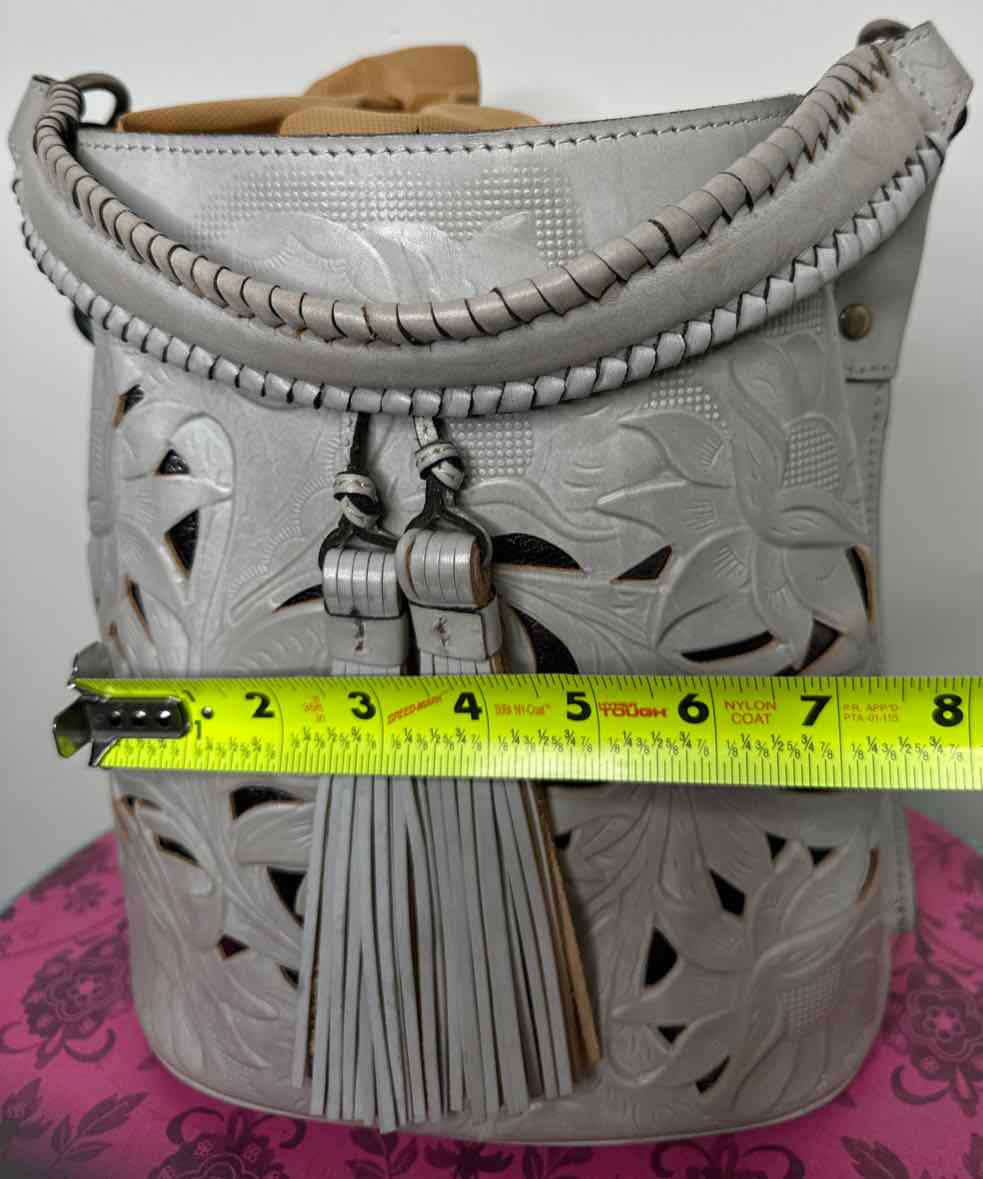 Patricia Nash Grey bucket bag