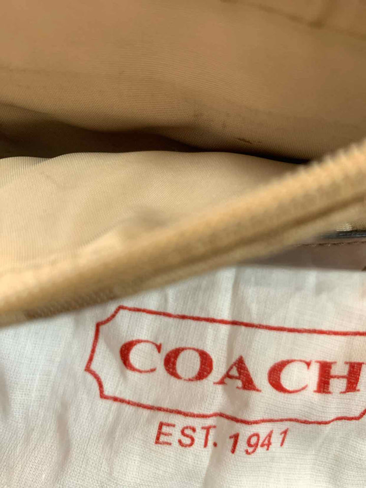 Coach Brown Print wallet