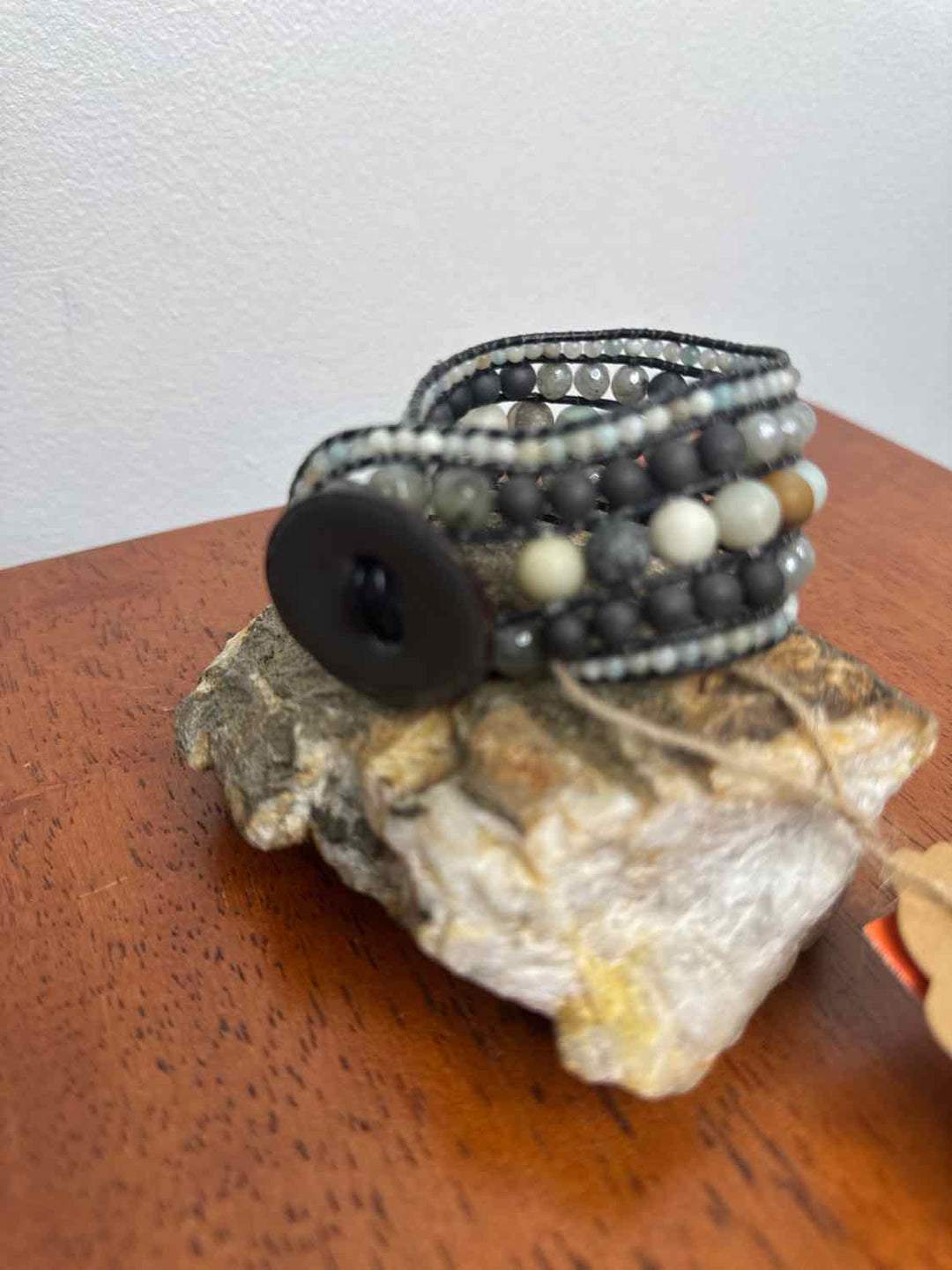 Stone Addiction Size OS Grey Excellent Bracelet