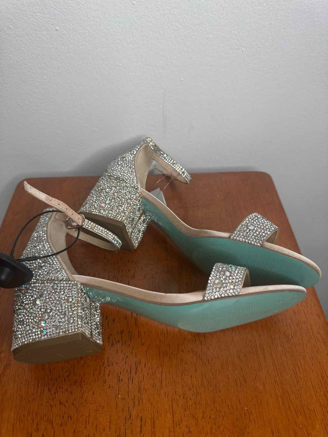 Betsy Johnson Shoe Size 9 Silver medium sandal