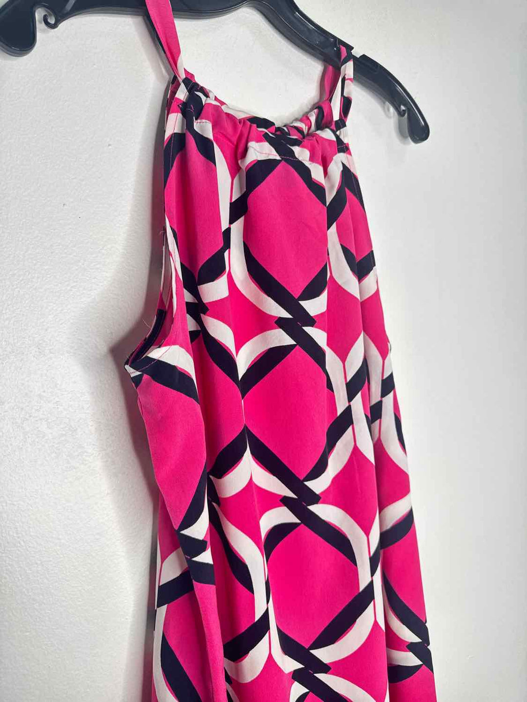 Crown & Ivy Size L Pink White strapless