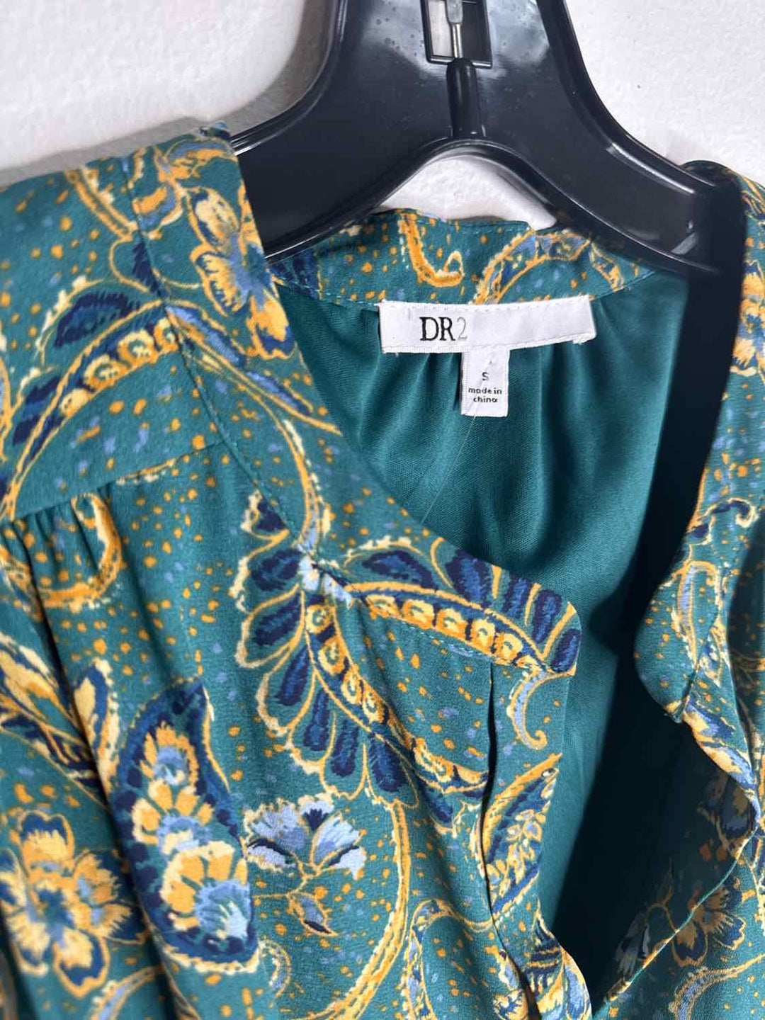 DR2 Size S Green long sleeve dress