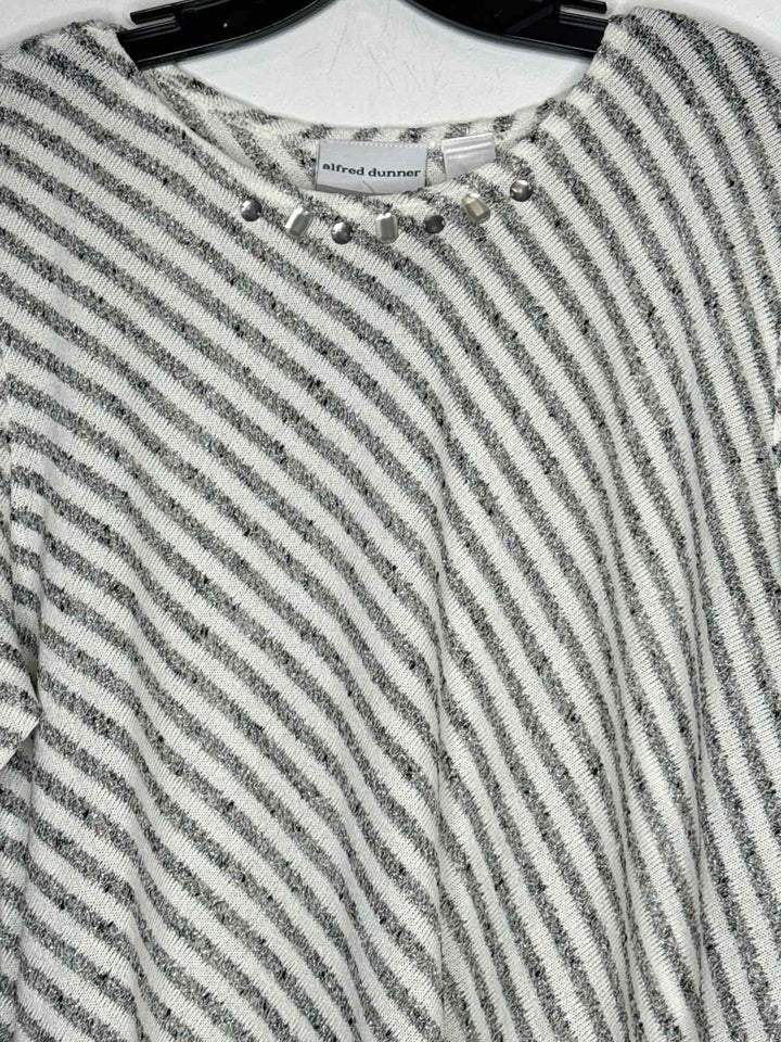 Alfred Dunner Women Size XLP striped long sleeve top