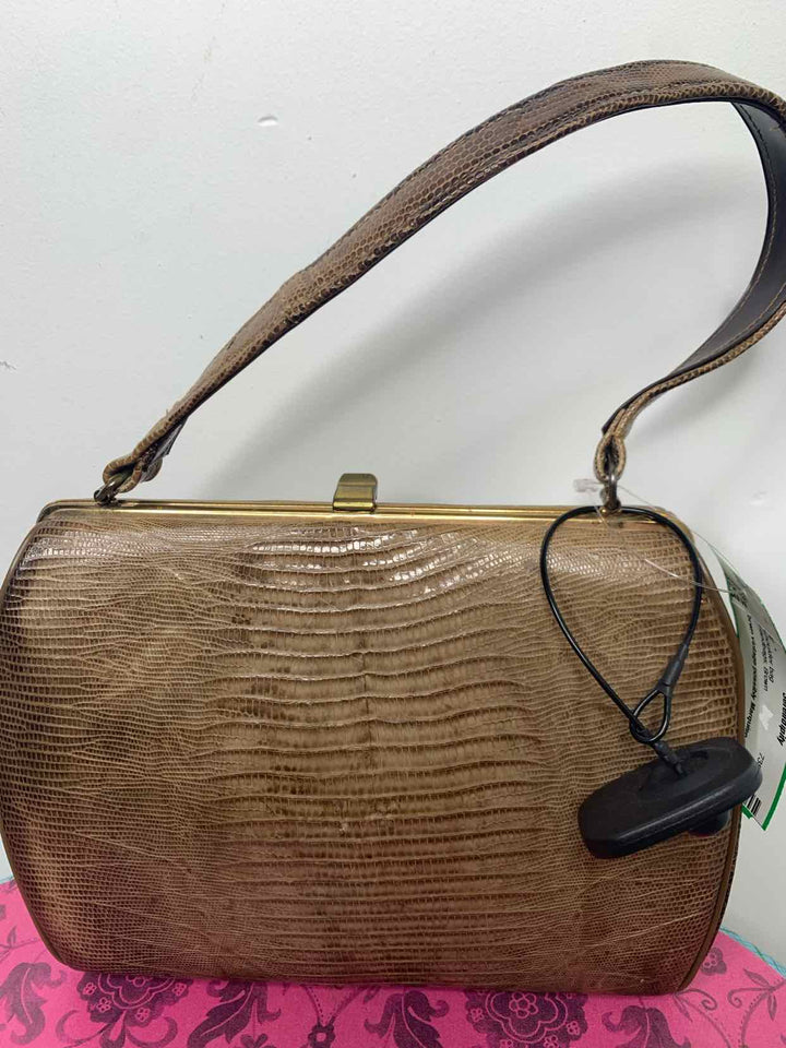 Brown shoulder bag