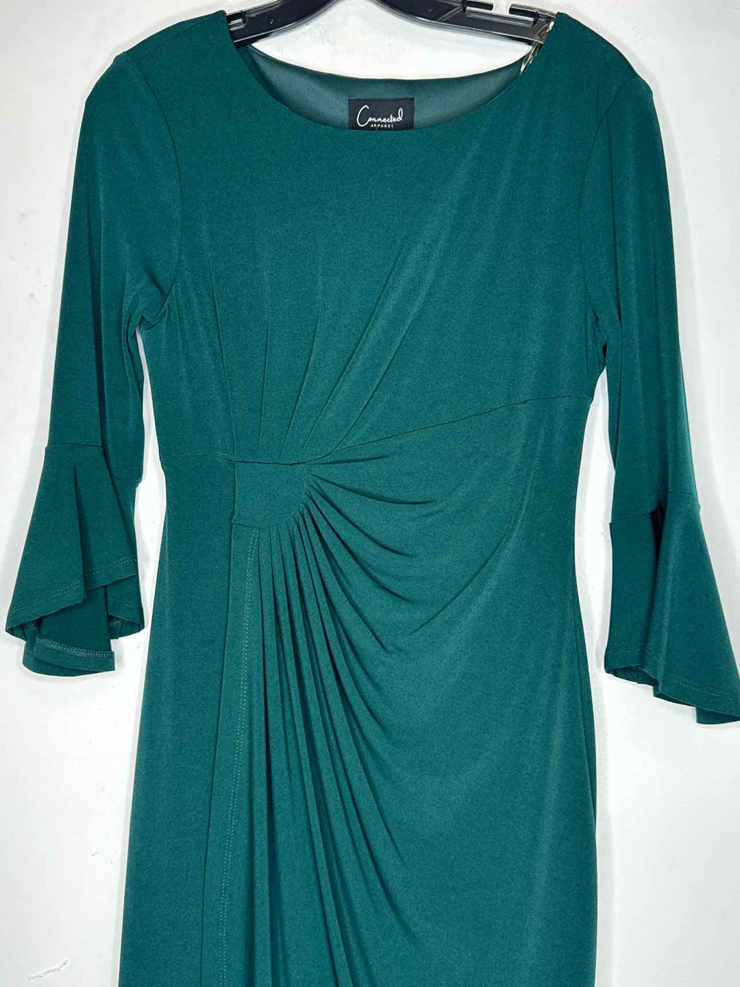 Women Size 6 Connected Green long sleeve dress