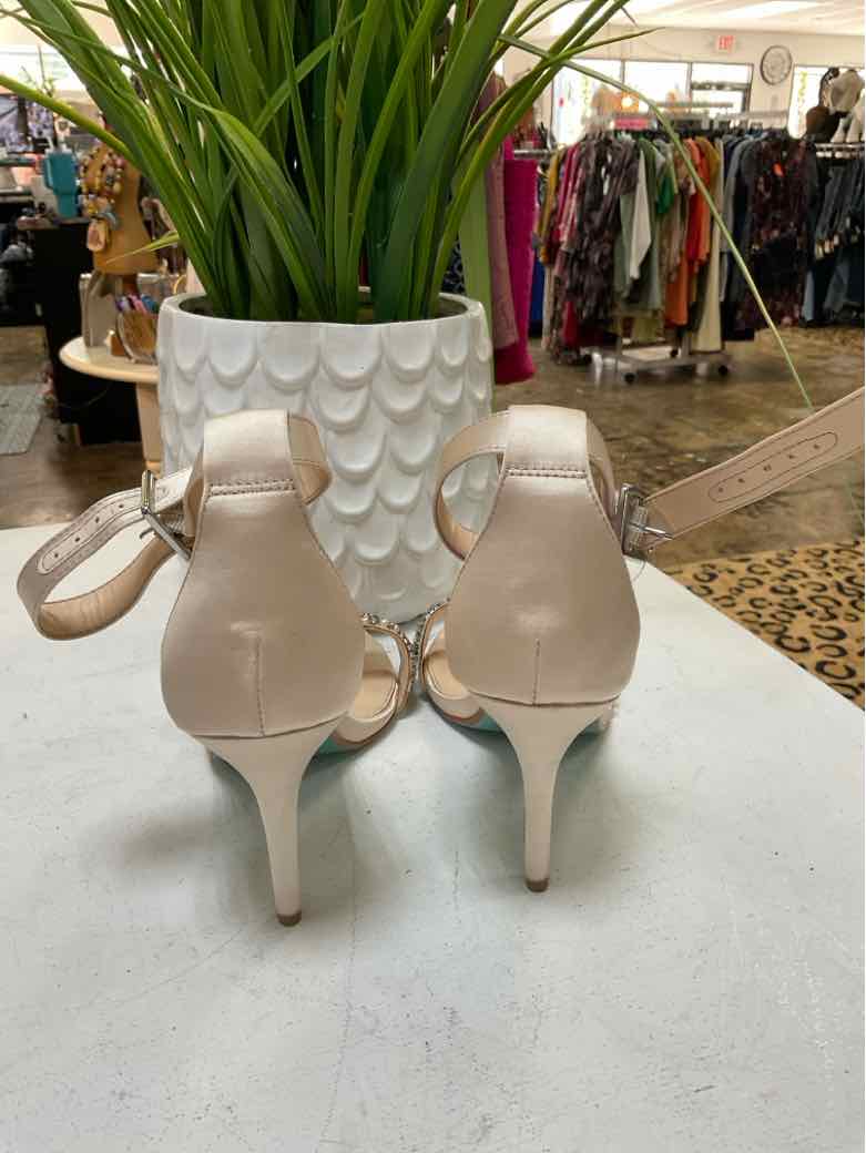 Betsey Johnson Shoe Size 10 Beige high heel