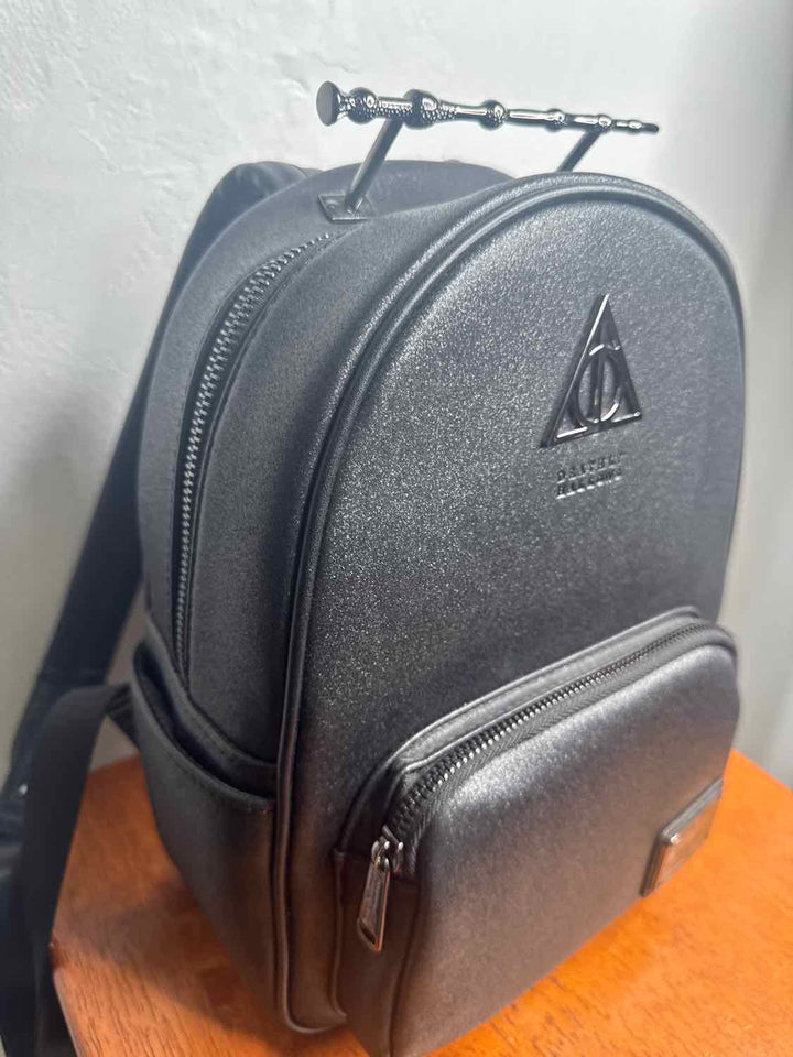 LoungeFly Black backpack purse