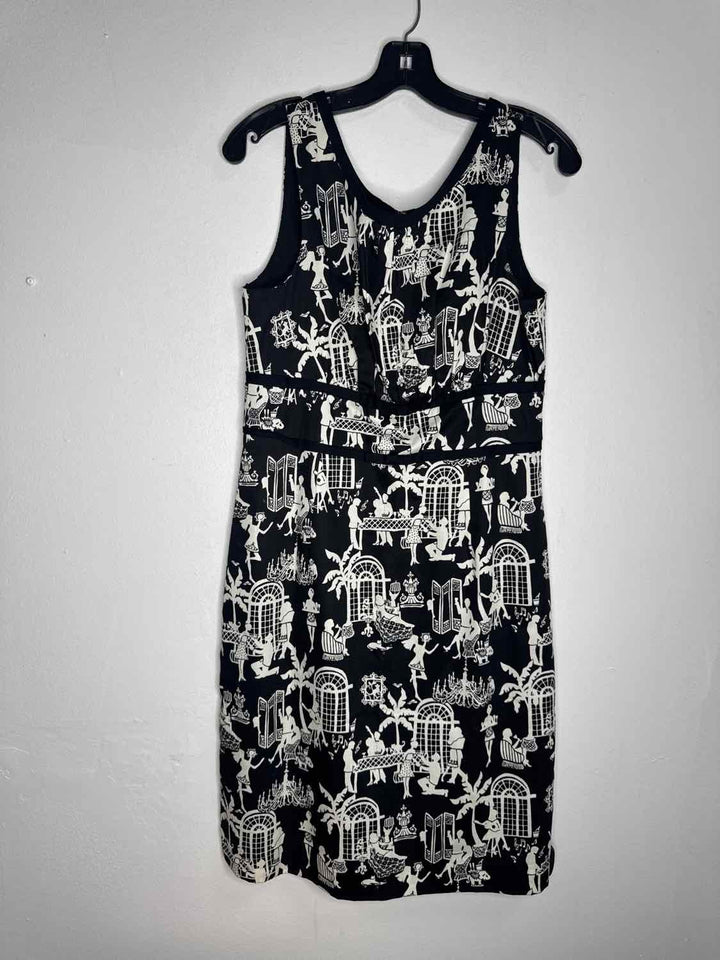 Lilly Pulitzer Size 10 Black Good Cafe sleeveless dress