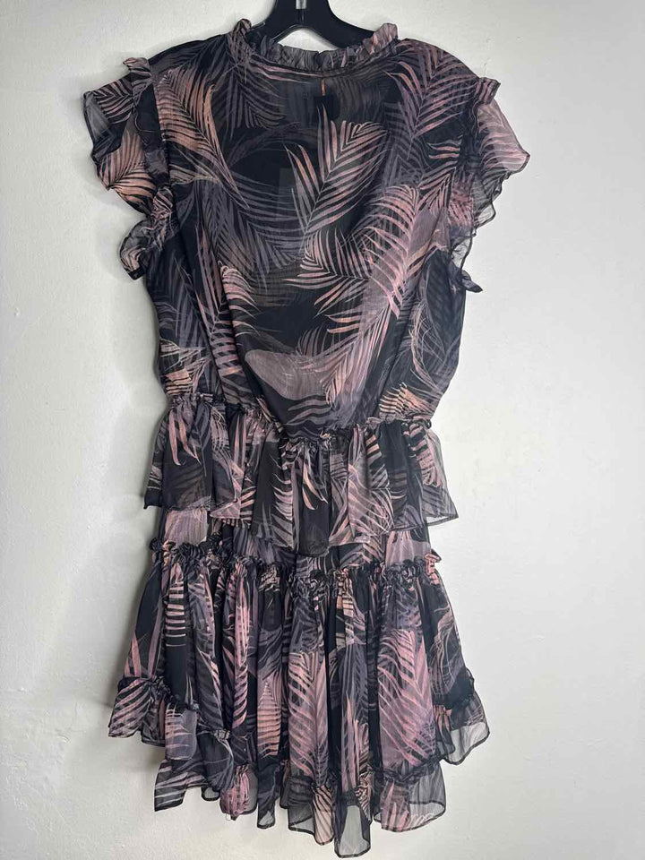 Misa Los Angeles Size M Multi-Color NWT Fern Leaves sleeveless dress
