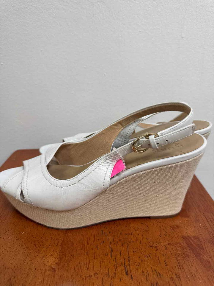 Naturalizer Shoe Size 10 White wedge