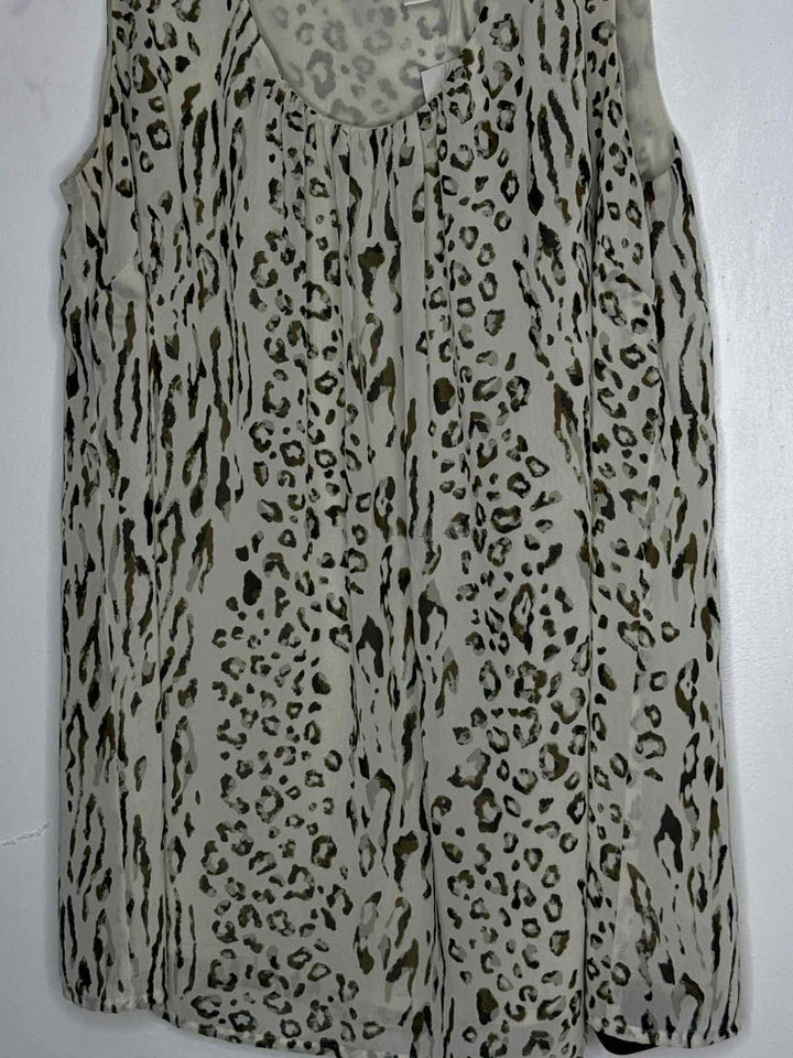 Loft Women Size M Animal Print sleeveless