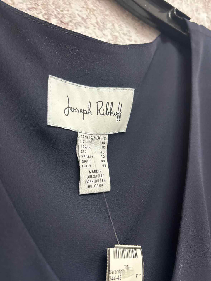Joseph Ribkoff Women Size 12 Navy long sleeve top