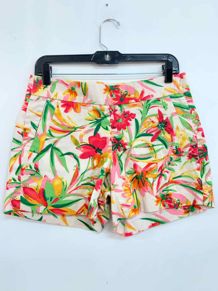 J Crew Size 2 Pink Floral skort