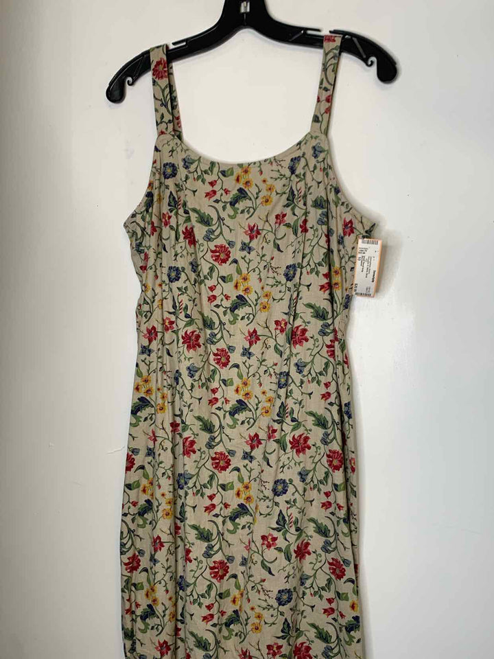 Women Size 10 Bechamel floral sleeveless dress