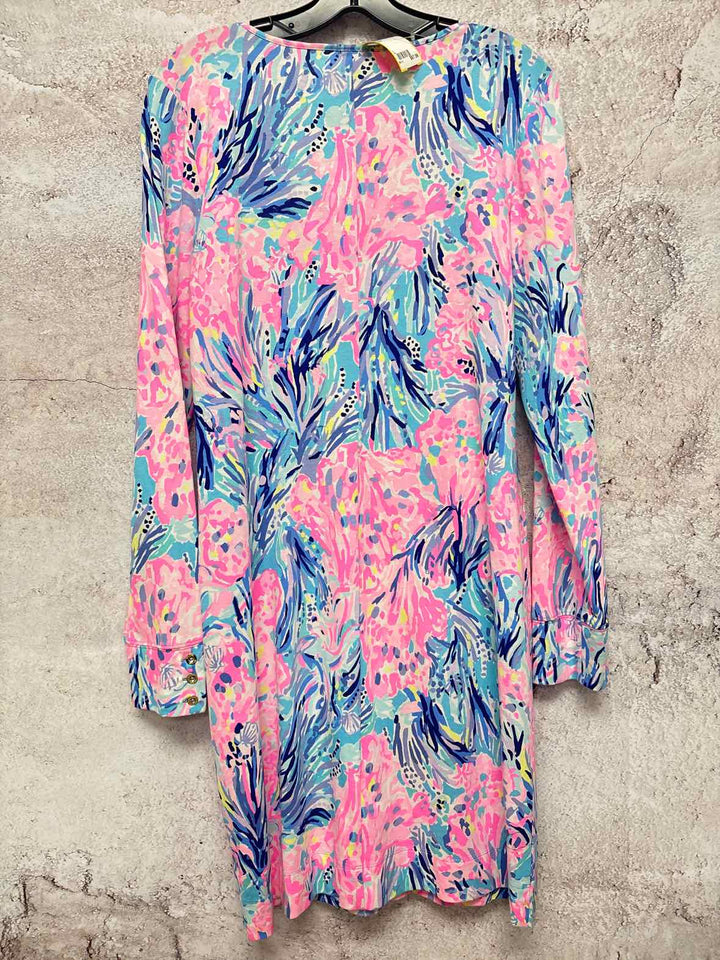 Lilly Pulitzer Size L Multi-Color Floral sundress