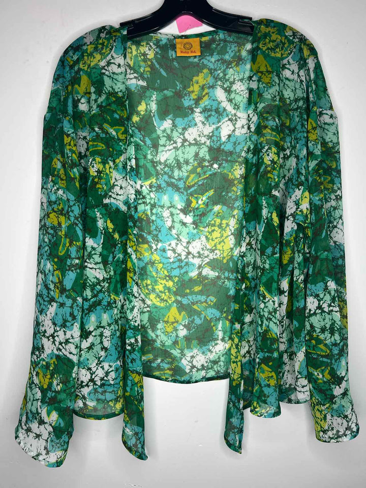 Ruby Rd. Women Size L Green Cover-Up