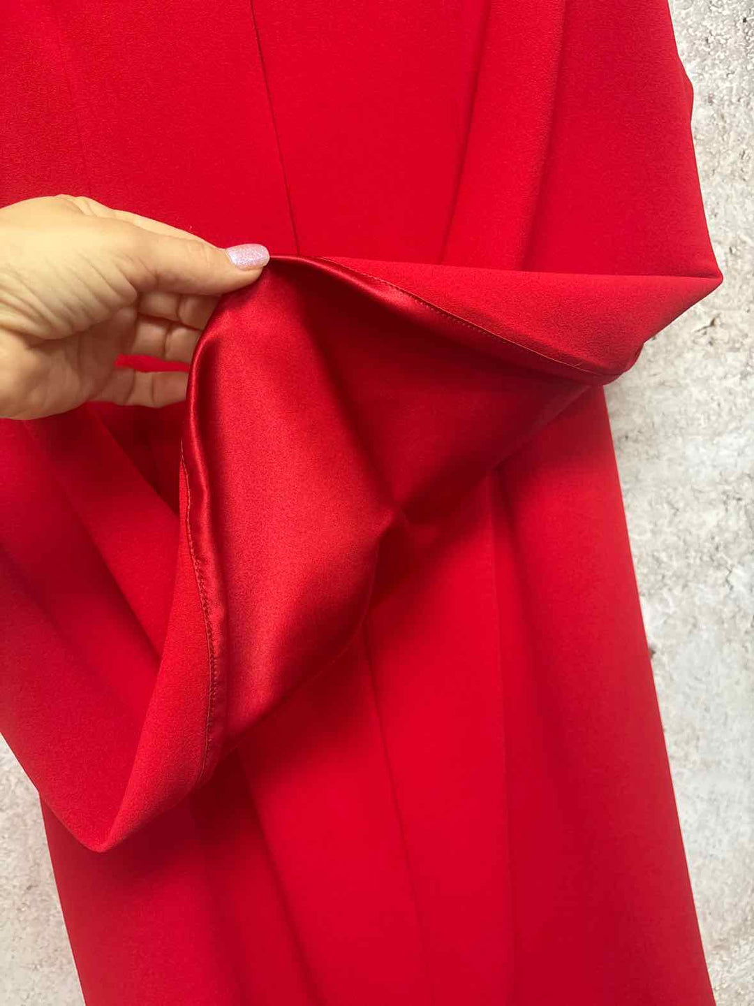 Women Size 14 Betsy Adam Red sleeveless dress