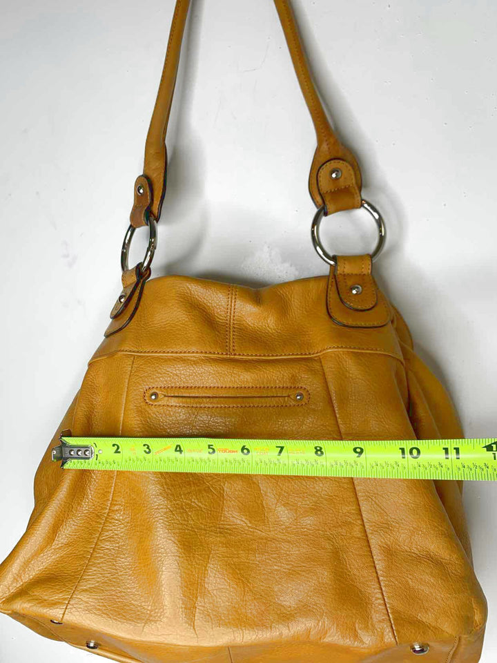 B Makowsky Camel shoulder bag