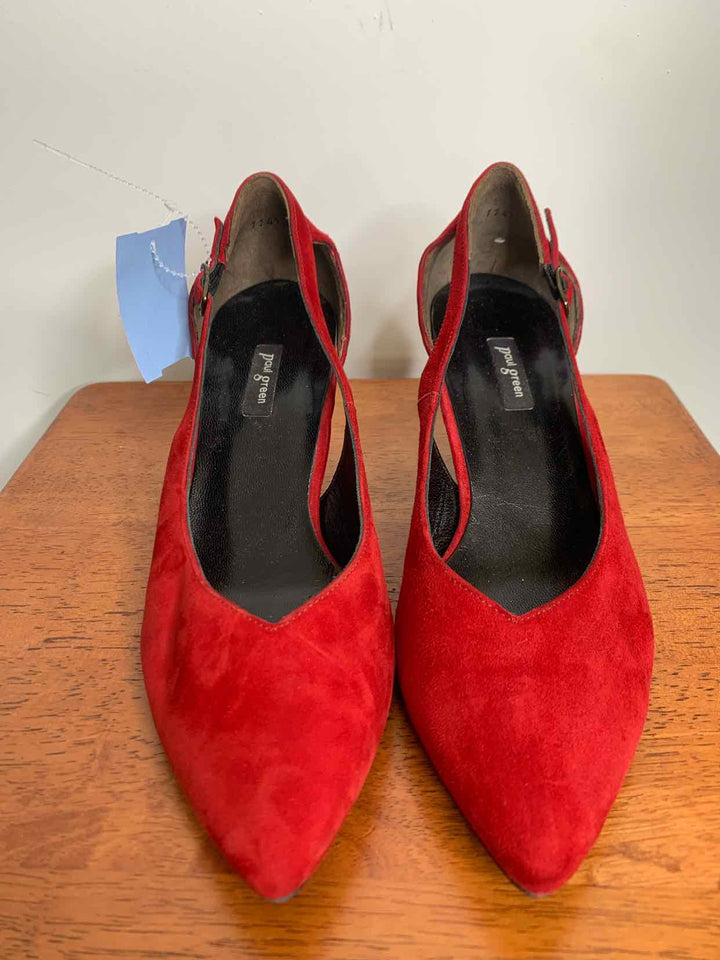 Paul Green Red W Shoe Size 6 high heel