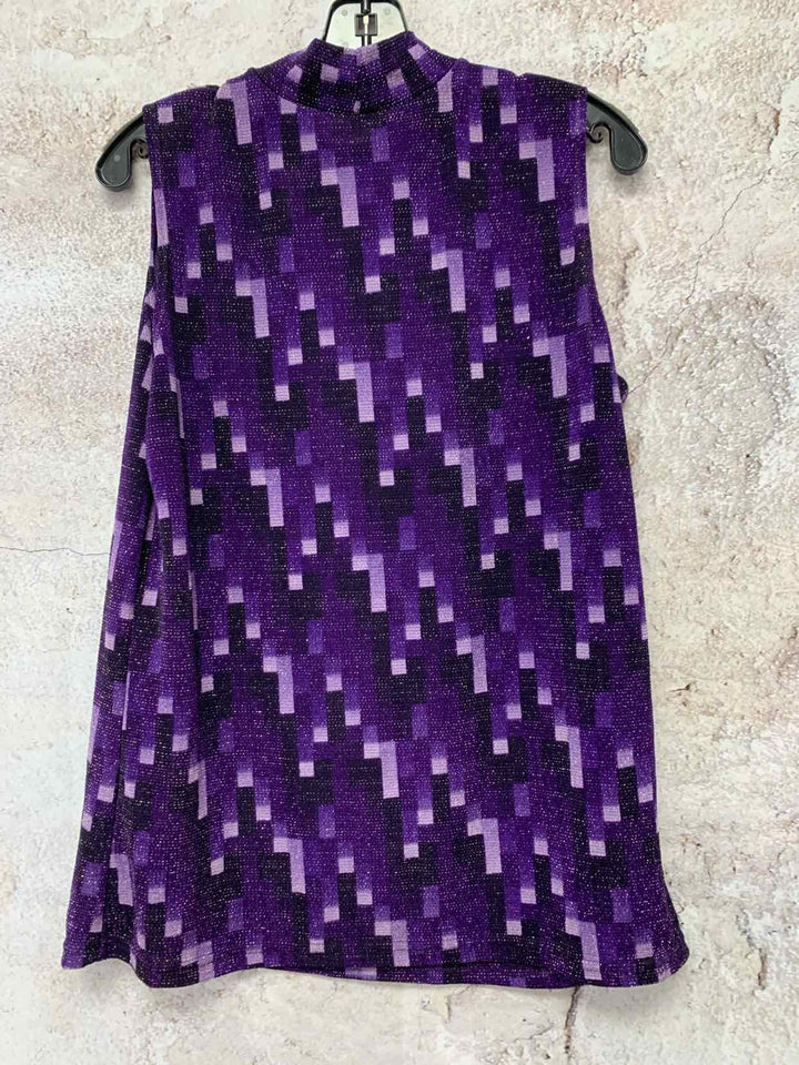 Bonkers Size 14 Purple short sleeve top