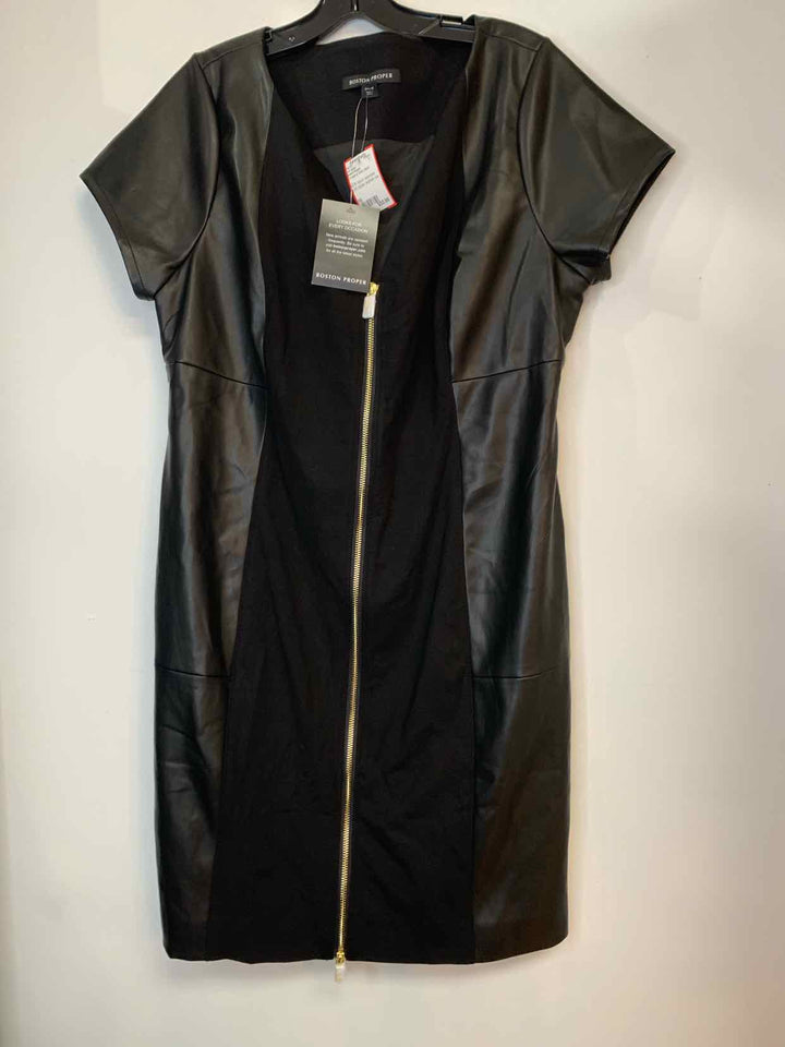 Women Size 16 Boston Proper Black short sleeve