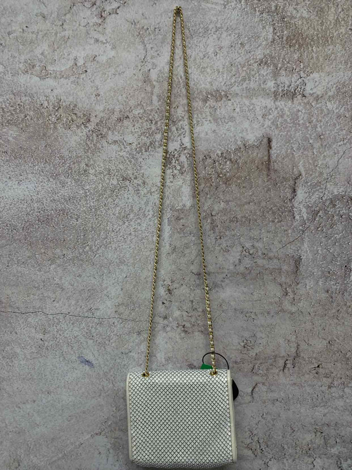 Whiting and Davis White evening bag