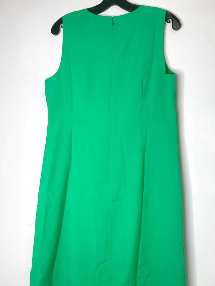 Women Size 10 J Crew Green sleeveless dress
