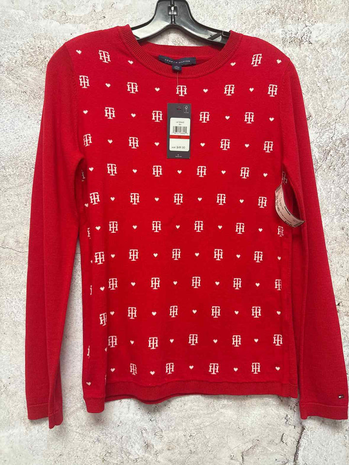 Tommy Hilfiger Women Size XS Red long sleeve top