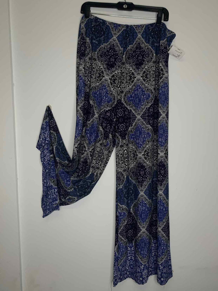 Women Size 1X One World Blue casual