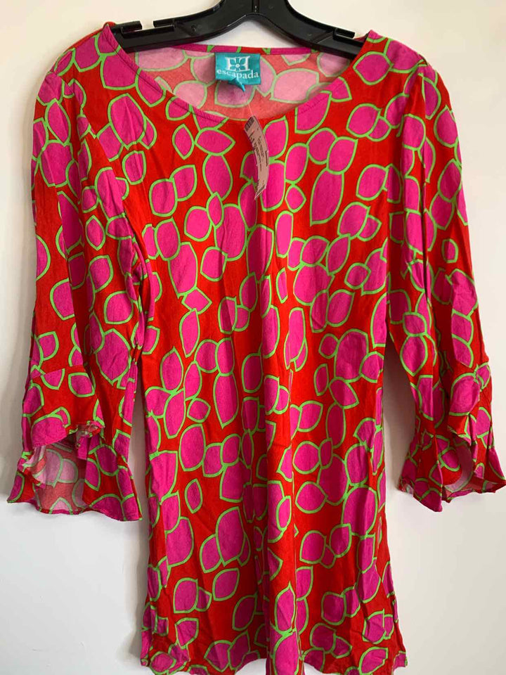 Escapada Women Size M Hot Pink long sleeve top