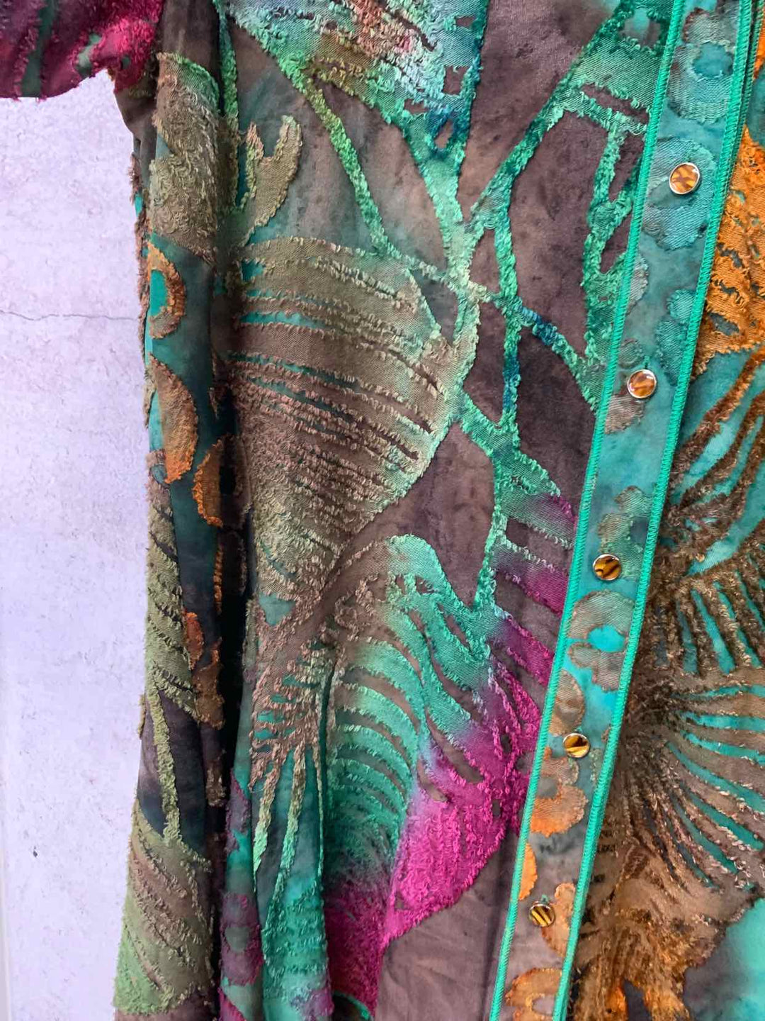 Paris Hues Women Size L Green long sleeve top