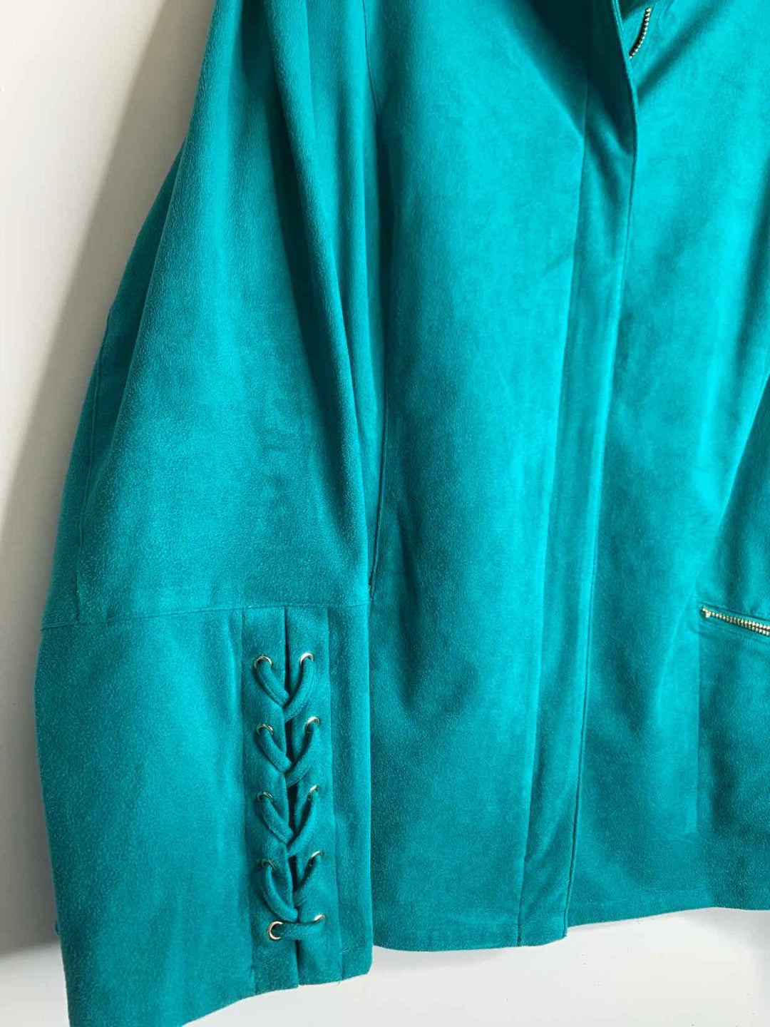 Chicos Teal Women Size 3 jacket